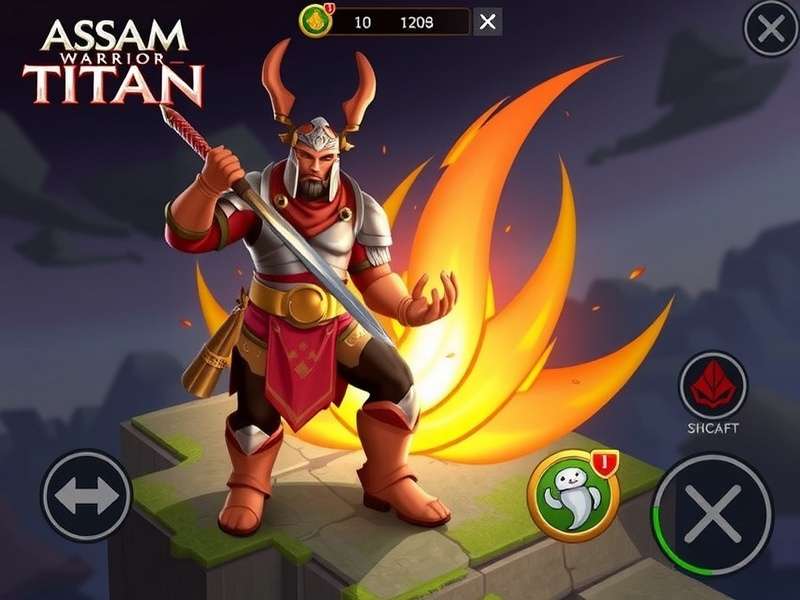 Maestros Divine Expedition Lore Art - Ancient Indian scroll depicting the Asura Cataclysm and the Divine Maestro's quest